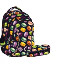 St. Majewski Plecak Macarons + saszetka - Plecaki szkolne i tornistry - miniaturka - grafika 1