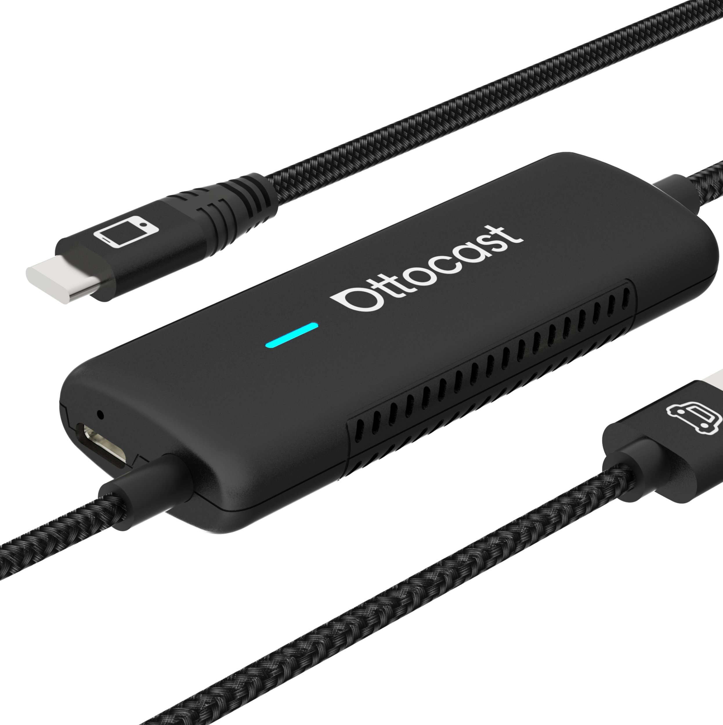 Ottocast Bezprzewodowy adapter CarPlay CA450-T Mirror Touch Display Port