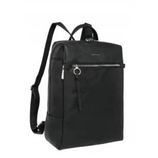 Pojemny Plecak Damski Format A4 Czarny LUIGISANTO BI5842 Black - Plecaki Pojemny Plecak Damski Format A4 Czarny LUIGISANTO BI5842 Black - Plecaki - miniaturka - grafika 1
