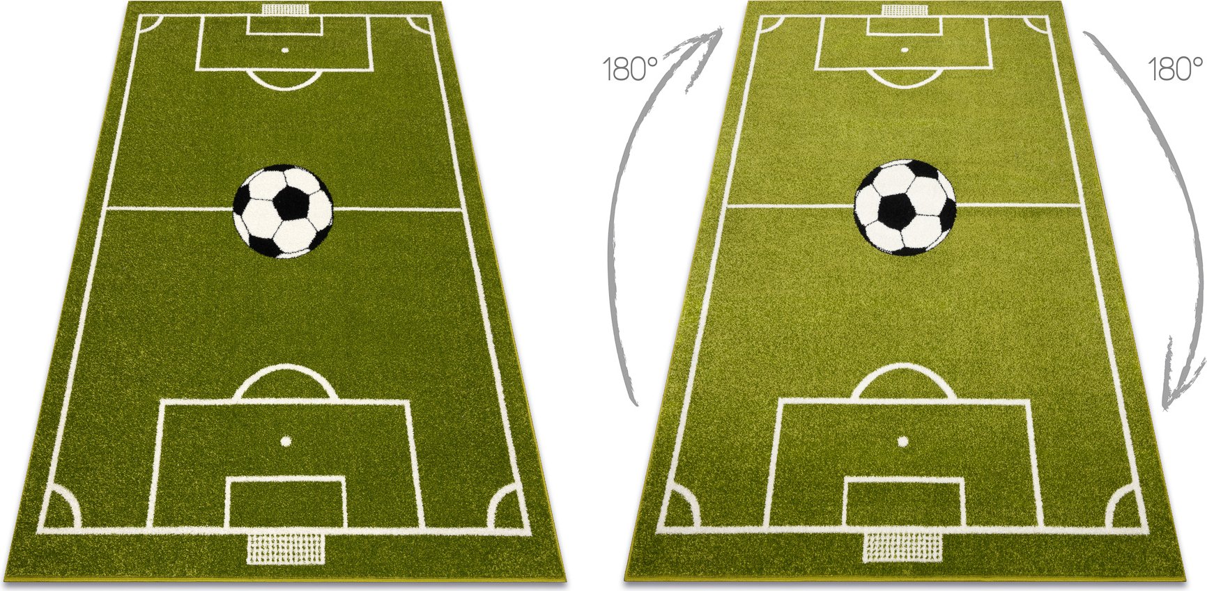 Dywan MUNDIAL Boisko, piłka nożna - zieleń zielony 80x150 cm