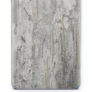 Folia naklejka skórka strukturalna na TYŁ do Alcatel 1T 10 - Beton Złote Paski - apgo SKINS - Akcesoria do tabletów i e-booków - miniaturka - grafika 1