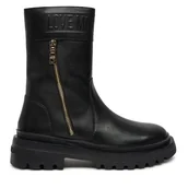 Botki damskie - Botki LOVE MOSCHINO JA24245G0LIA0000 Czarny - miniaturka - grafika 1