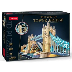 Puzzle 3D Tower Bridge LED - Cubic Fun - Puzzle - miniaturka - grafika 1