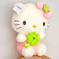 Maskotki i pluszaki - Maskotka pluszak Hello Kitty z czterolistną koniczynką 30 cm - miniaturka - grafika 1