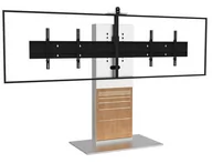 Akcesoria do monitorów - AXEOS XENON WIDE stojak na dwa ekrany (DB) dla ekranów 2x 70 do 90" - miniaturka - grafika 1