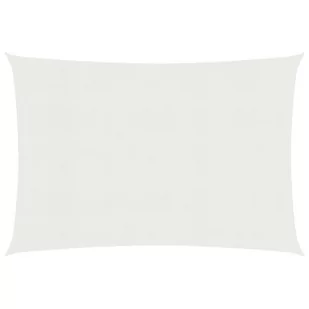 vidaXL Żagiel przeciwsłoneczny, 160 g/m, biały, 2,5x3 m, HDPE vidaXL - Parasole ogrodowe - miniaturka - grafika 1