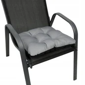 Poduszki ogrodowe - Poduszka Jasiek Na Krzesło Ogrodowe 45X45 Stal - miniaturka - grafika 1