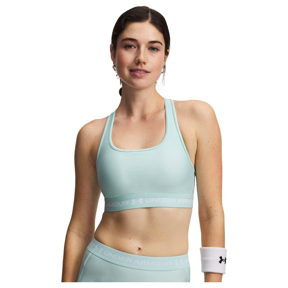 Biustonosz damski Under Armour Crossback Mid Bra Refresh Mint/White M
