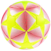 Piłka nożna - Piłka Nożna Dla Dzieci Szkolna Szyta Maszynowo Wytrzymała Czerwona Żółta - miniaturka - grafika 1