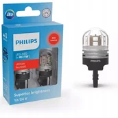 Żarówki samochodowe - Żarówki Philips Led Ultinon Pro7000 W21W Red RU70 12/24V - miniaturka - grafika 1