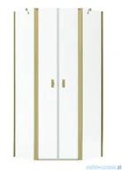 Kabiny prysznicowe - Radaway Nes Gold Ptd kabina pięciokątna 80x90cm złoty połysk 10051000-09-01/10051200-09-01 - miniaturka - grafika 1