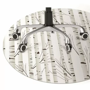 Podkładka pod krzesło obrotowe Brzozy fi100 cm - Podnóżki, podpórki, podkładki - miniaturka - grafika 1