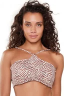 Stroje kąpielowe - Lingadore 7206BB zebra print biustonosz kąpielowy - miniaturka - grafika 1