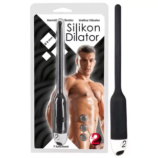 f-toys Dilator z wibracjami czarny śr. 8mm - Akcesoria BDSM - miniaturka - grafika 4