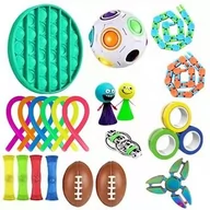 Zabawki sensoryczne - Zestaw PopIt Zabawki sensoryczne 23 elementów Typ 3 - miniaturka - grafika 1