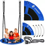 Place zabaw - SPRINGOS Bocianie gniazdo SPRINGOS huśtawka ogrodowa 90 cm - miniaturka - grafika 1