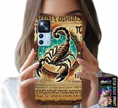 Dodatki do ciast w proszku - ETUI DO XIAOMI 12T / 12T PRO - SKORPION ZNAK ZODIAKU ASTRONOMIA + FOLIA - miniaturka - grafika 1