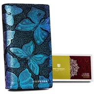 Portfele - PETERSON duży portfel damski pionowy na magnes skóra RFID - miniaturka - grafika 1