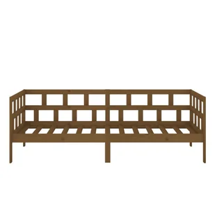 Lumarko Łóżko dzienne, miodowy brąz, lite drewno sosnowe, 80x200 cm - Łóżka - miniaturka - grafika 9