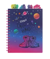 Zeszyty szkolne - PATIO, kołobrulion a5 disney black stitch 100 kartek wzór 1 - miniaturka - grafika 1