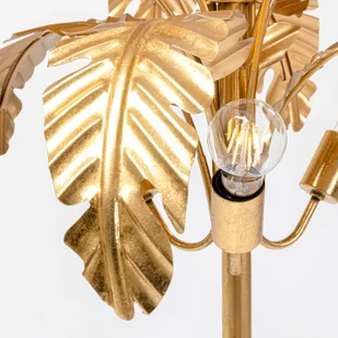 KARE Palmera lampa stojąca, 170 cm, mosiądz - Lampy stojące - miniaturka - grafika 1