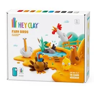 Masy plastyczne - Masa plastyczna HEY CLAY Ptaki z farmy HCL15020CEE15 - miniaturka - grafika 1