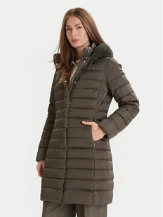 Geox Płaszcz zimowy Bettanie W5626H T3122 F3236 Zielony Regular Fit - Płaszcze damskie - miniaturka - grafika 1