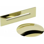 Akcesoria do armatury i ceramiki - Mexen Uni korek z przelewem do wanny wolnostojącej, złoty - 5100-50 - miniaturka - grafika 1