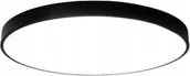 Oprawy, klosze i abażury - Zolta 24W Czarna Lampa Sufitowa LED Okrągła - Lampa Sufitowa z Metalowym Kloszem - Nowoczesna Lampa Sufitowa - Lampa LED - Lampa Łazienkowa - Lampa Sufitowa LED 40x6cm - Chłodna Biel 6500K - miniaturka - grafika 1