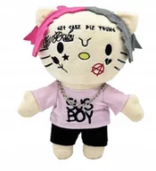 Figurki dla dzieci - Pluszak LIL PEEP Hello Kitty miś przytulanka maskotka prezent - miniaturka - grafika 1