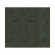 Pokrycia dachowe - Gont bitumiczny Heksagon zielony 3 m2 Hauser - miniaturka - grafika 1