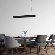 Lampy sufitowe - Light Prestige Ibros wiszący czarny średni 18W 4000K IP20 LP-7001/1P 20 BK-63 18/4 - miniaturka - grafika 1