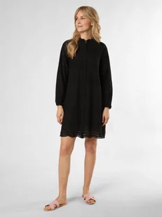 Selected Femme Sukienka damska - SLFTatiana Kobiety Bawełna czarny jednolity, 40 - Sukienki - miniaturka - grafika 1