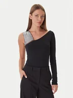 Body - Patrizia Pepe Body 2M4504/338-J4R0 Czarny Slim Fit - miniaturka - grafika 1