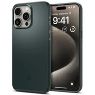Etui i futerały do telefonów - Etui Spigen Thin Fit do iPhone 15 Pro Max abyss green - miniaturka - grafika 1