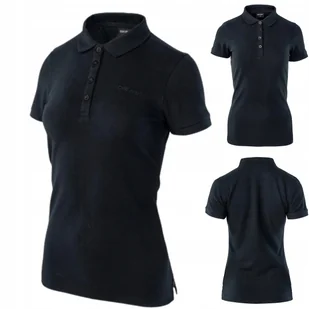 Koszulka Damska Hi-tec Lady Romso Koszulka Polo Sportowa Czarna Rozmiar M - Koszulki i topy damskie - miniaturka - grafika 1