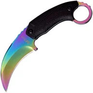 Noże - Nóż Master Cutlery M-Tech Karambit 8" Rainbow - miniaturka - grafika 1
