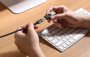 Przedłużenie kabla USB-C Baseus męski do żeński High Definition 10Gbps, 1m (czarny) - Kable komputerowe i do monitorów - miniaturka - grafika 13