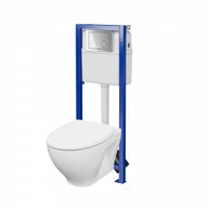 Stelaże i zestawy podtynkowe do WC - CERSANIT S701-733 Zestaw podtynkowy Moduo miska 52,5cm + deska + stelaż + przycisk - miniaturka - grafika 1