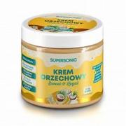 Słodkie kremy i masła - Supersonic Krem orzechowy o smaku białej czekolady i karmelu z kawałkami orzeszków 160 g - miniaturka - grafika 1