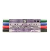 Pozostałe akcesoria dla plastyków - Kuretake Zig Fine & Chisel Set 4Sztms-6700/4V - miniaturka - grafika 1