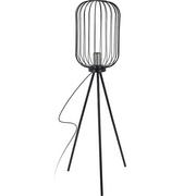 Lampy stojące - Home Styling Collection Lampa metalowa trójnożna 102 cm czarna HZ1600550 - miniaturka - grafika 1