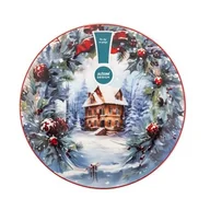 Talerze - Talerz deserowy Holly Night 19 cm - miniaturka - grafika 1