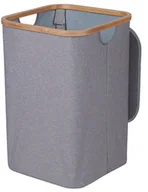 Kosze na bieliznę - Kosz Na Pranie 60 L Bambus Grey - miniaturka - grafika 1