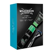 Maszynki do golenia i wkłady - Wilkinson Sword Zestaw: maszynka do golenia Hydro 5 + żel do golenia Sensitive + balsam po goleniu Sensitive - miniaturka - grafika 1