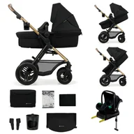 Wózki dziecięce - Wózek wielofunkcyjny KINDERKRAFT Moov 2 Air 4w1 Czarny - miniaturka - grafika 1