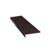 Blaty meblowe i parapety okienne - Parapet zewnętrzny stalowy brązowy 20 x 120 cm - miniaturka - grafika 1