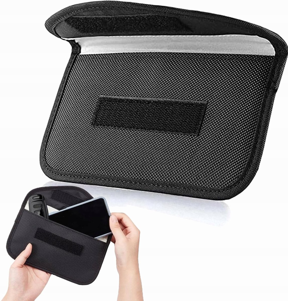 OSŁONA KLUCZYKA SAMOCHODOWEGO 19X11CM BLOKADA SYGNAŁU RFID ETUI POKROWIEC