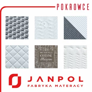 Pokrowiec na JANPOL 100x200 - Pokrowce na materace - miniaturka - grafika 1