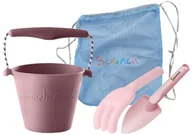 Zabawki do piasku - ZESTAW Scrunch na plażę i do wody RÓŻ - miniaturka - grafika 1